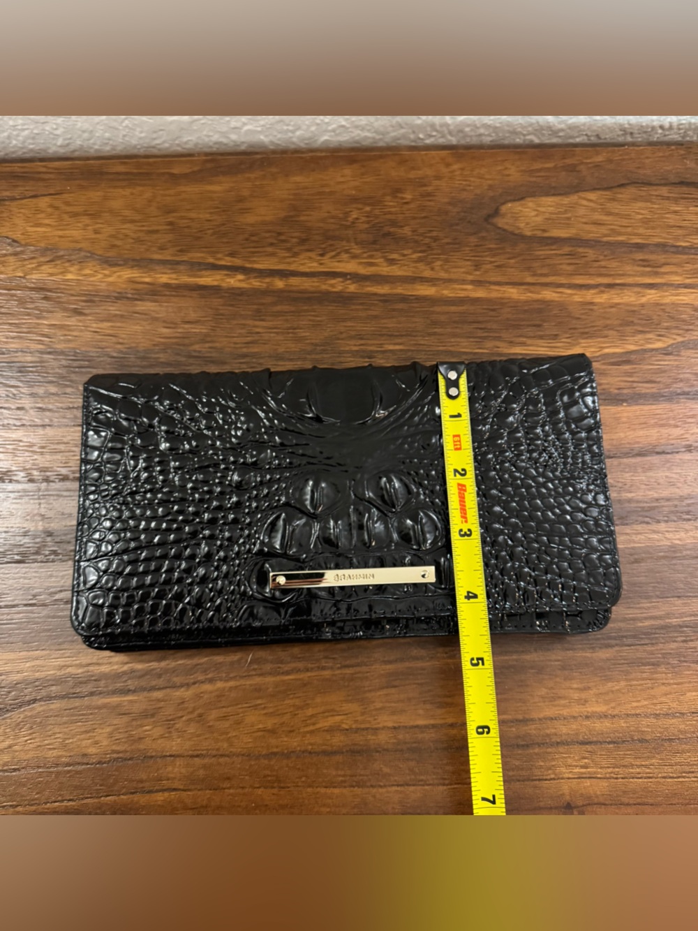Brahmin Melbourne Croc Embossed Wallet - Picture 7 of 7
